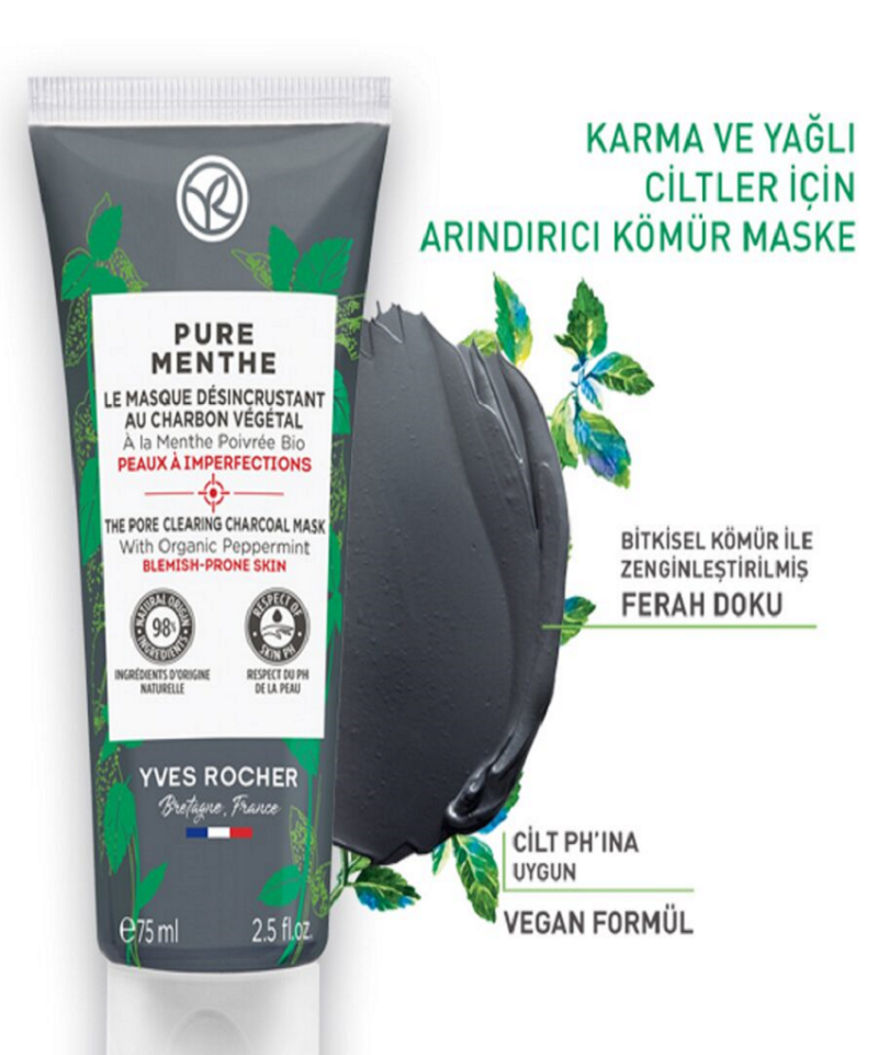 Yves Rocher Siyah Kömür Maskesi - Görsel 2