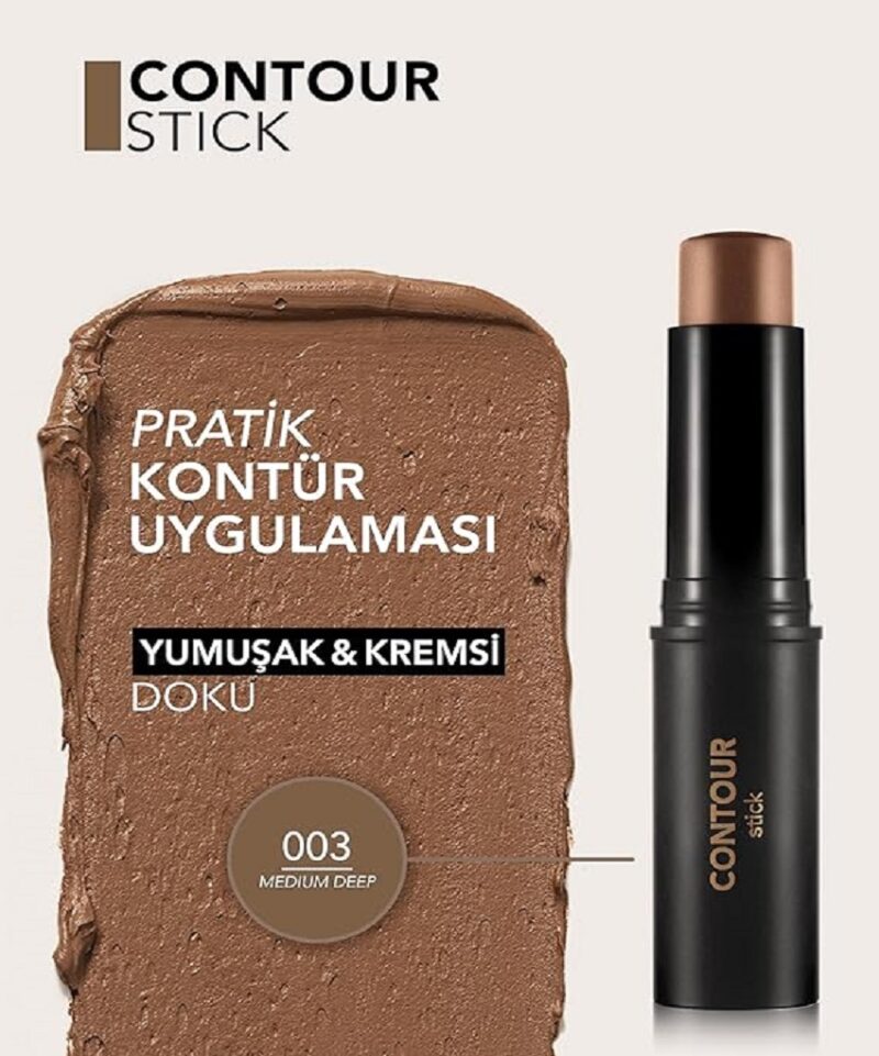 Flormar 03 Medium Deep Stick Kontür - Görsel 3