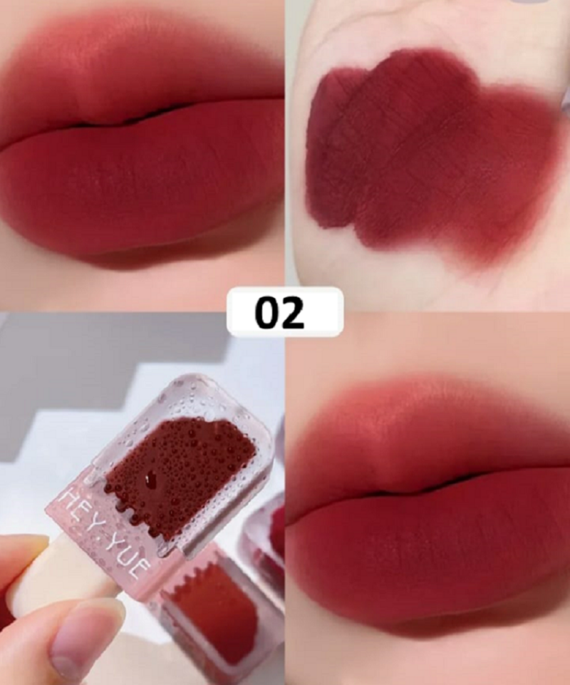 Hey Yue Lip Glaze Set Kadife Mat Tint - Görsel 3